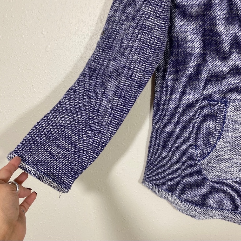Kensie Cowl Neck Sweatshirt Kangaroo pocket S. High Low Cowl Neck Sweate… - Picture 5 of 7